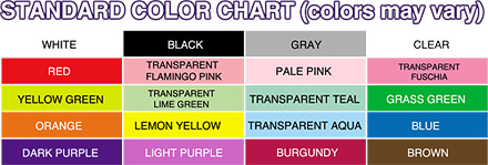 Flarble Color Chart